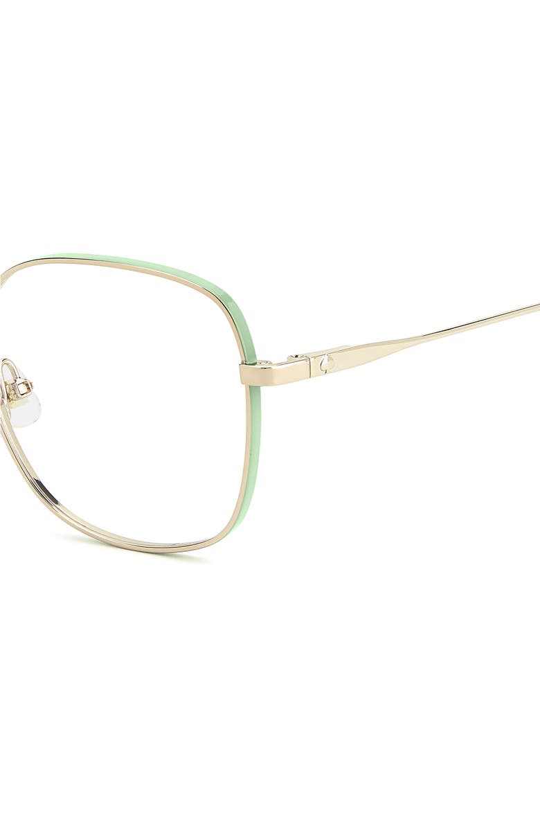Kate Spade New York josee 53mm square reading glasses, Alternate, color,
