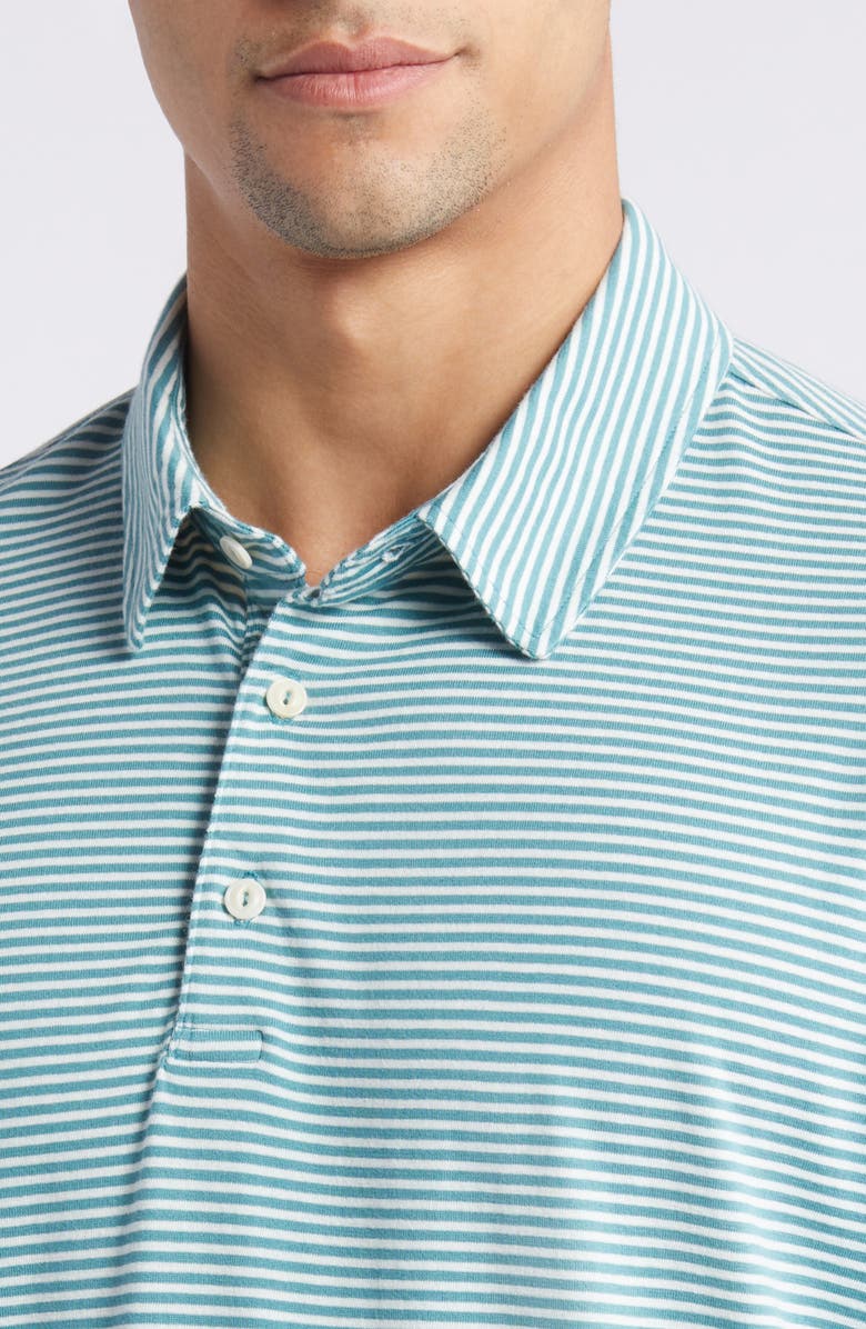 AG Bryce Stripe Jersey Polo, Alternate, color, 