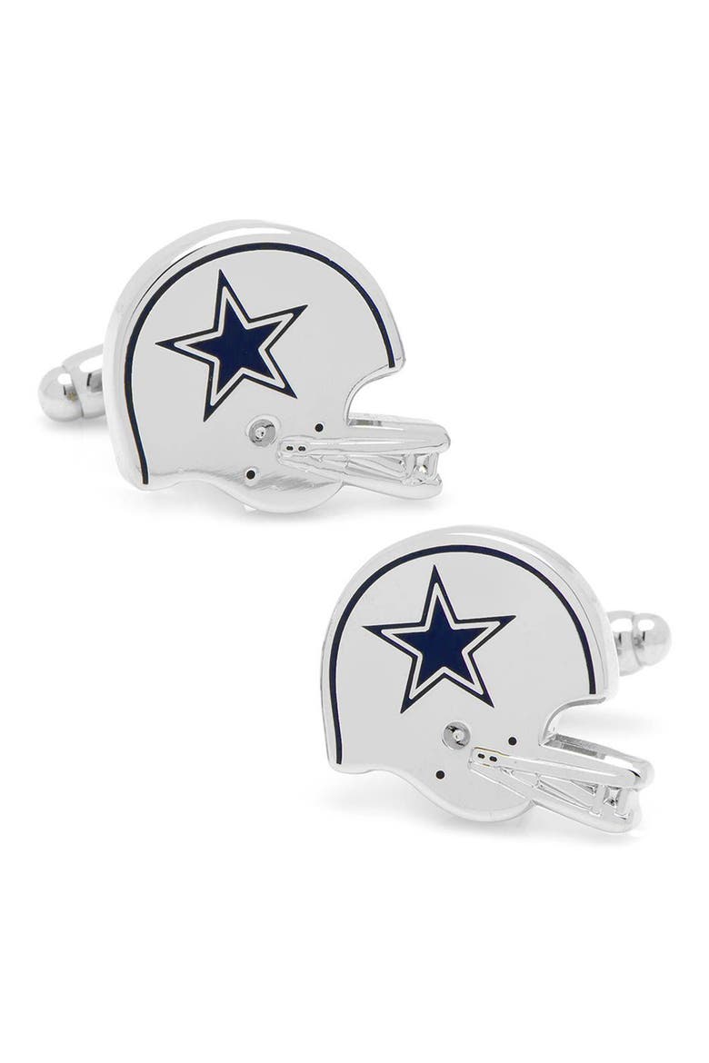 'Dallas Cowboys' Cuff Links, Main, color, DALLAS COWBOYS HELMET EDITION