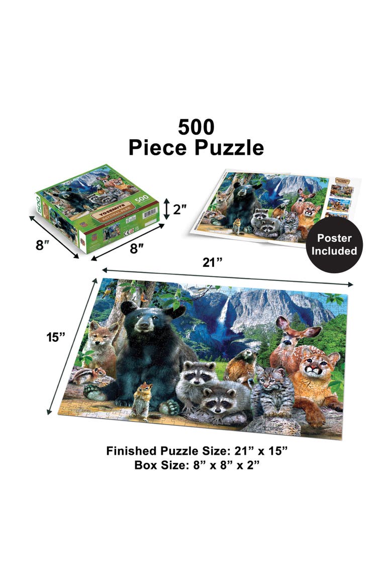 Yosemite National Park 500 Piece Puzzle, Alternate, color, Multicolor
