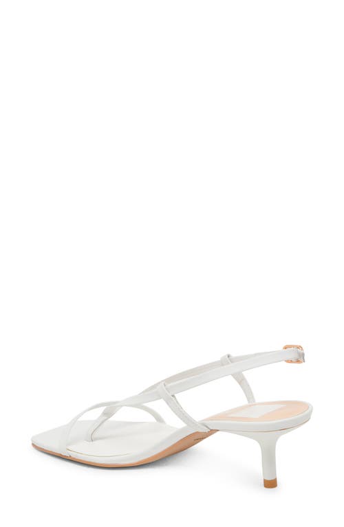 Dolce Vita Laury Strappy Sandal In True White Leather