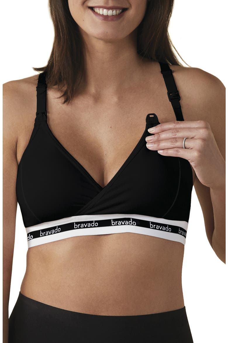 Original Nursing Bra, Alternate, color, BLACK