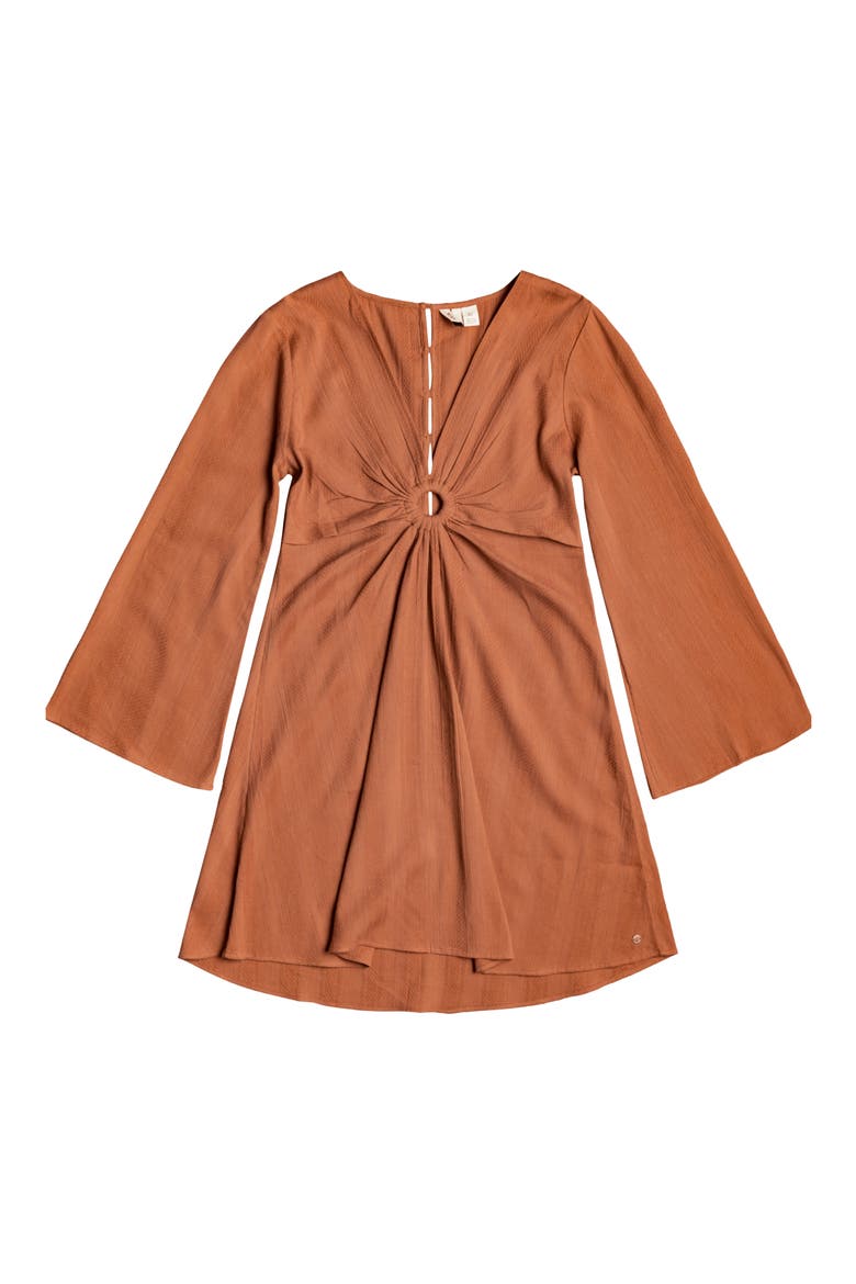 Nothing Compares Long Sleeve Dress, Alternate, color, AUBURN
