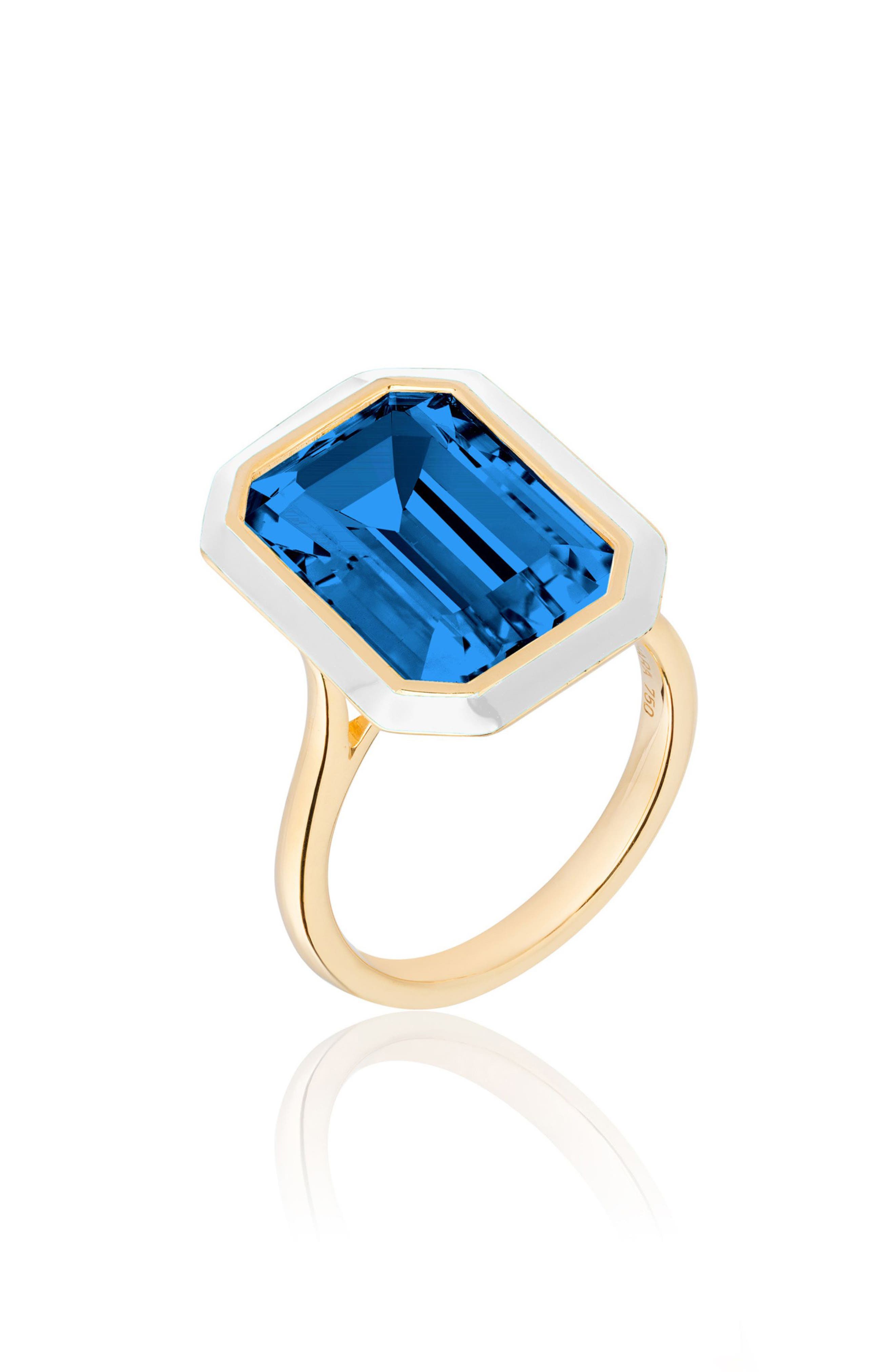 selected DEEP BLUE / WHITE