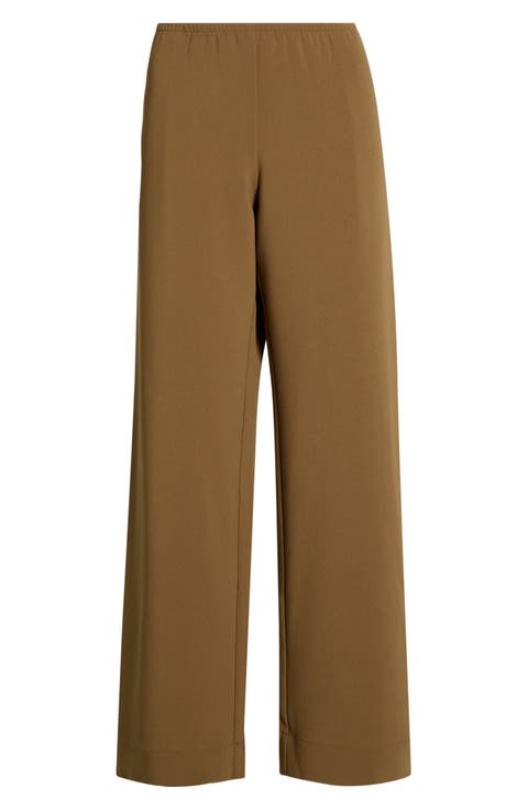 Arielle Crepe Wide Leg Pants