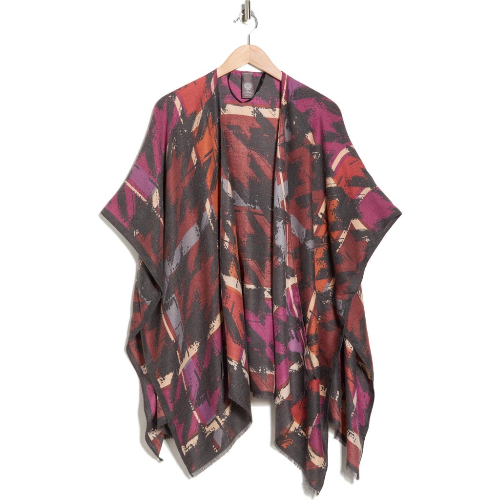 Vince Camuto Houndstooth Plaid Open Topper In Multi