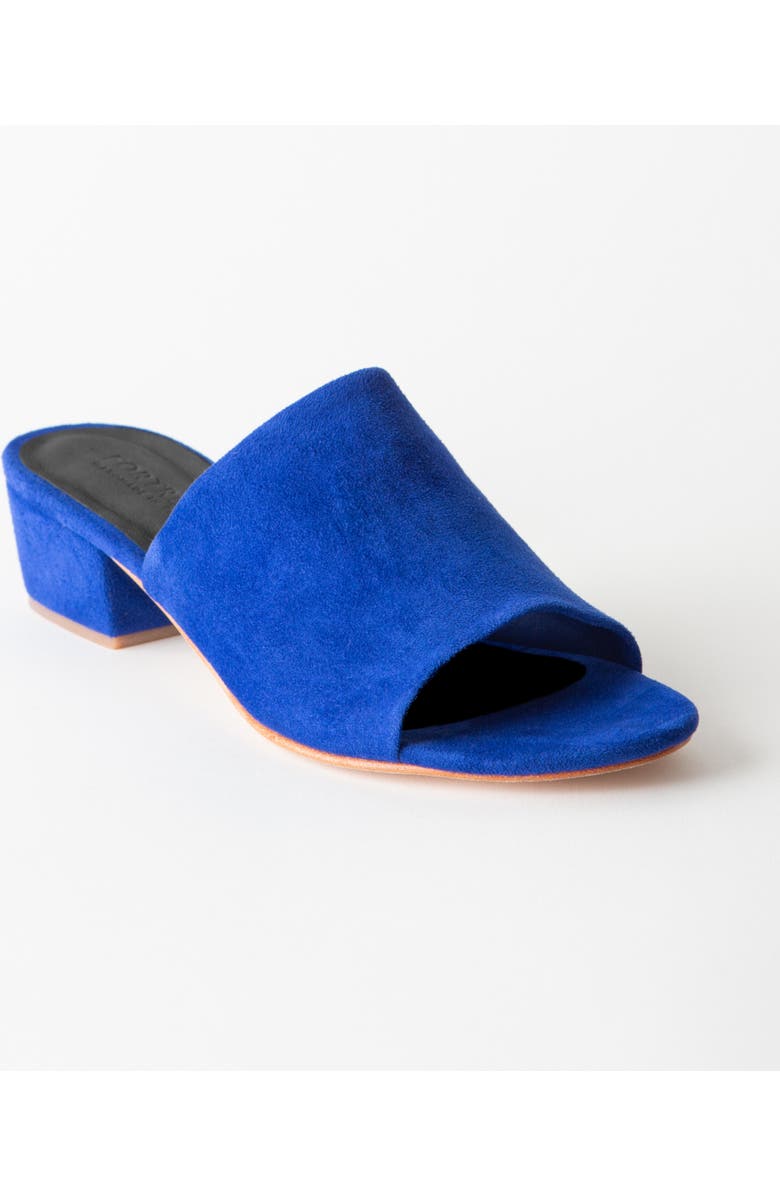 Fortress Rachel Block Heel Sandal, Main, color, Cobalt Suede