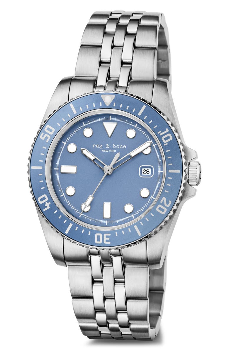 rag & bone Rowan Bracelet Watch, 38mm, Alternate, color,