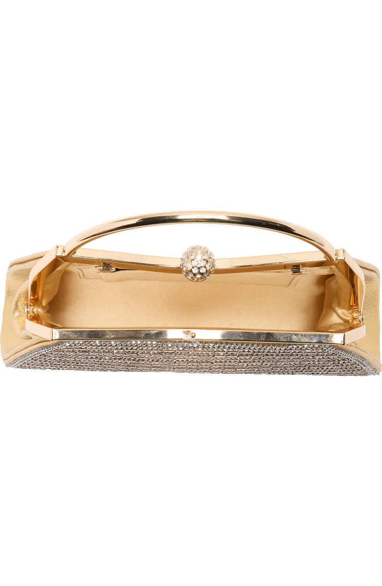 ALESSIA BIANCHI Rhinestone Top Handle Bag, Alternate, color, Gold