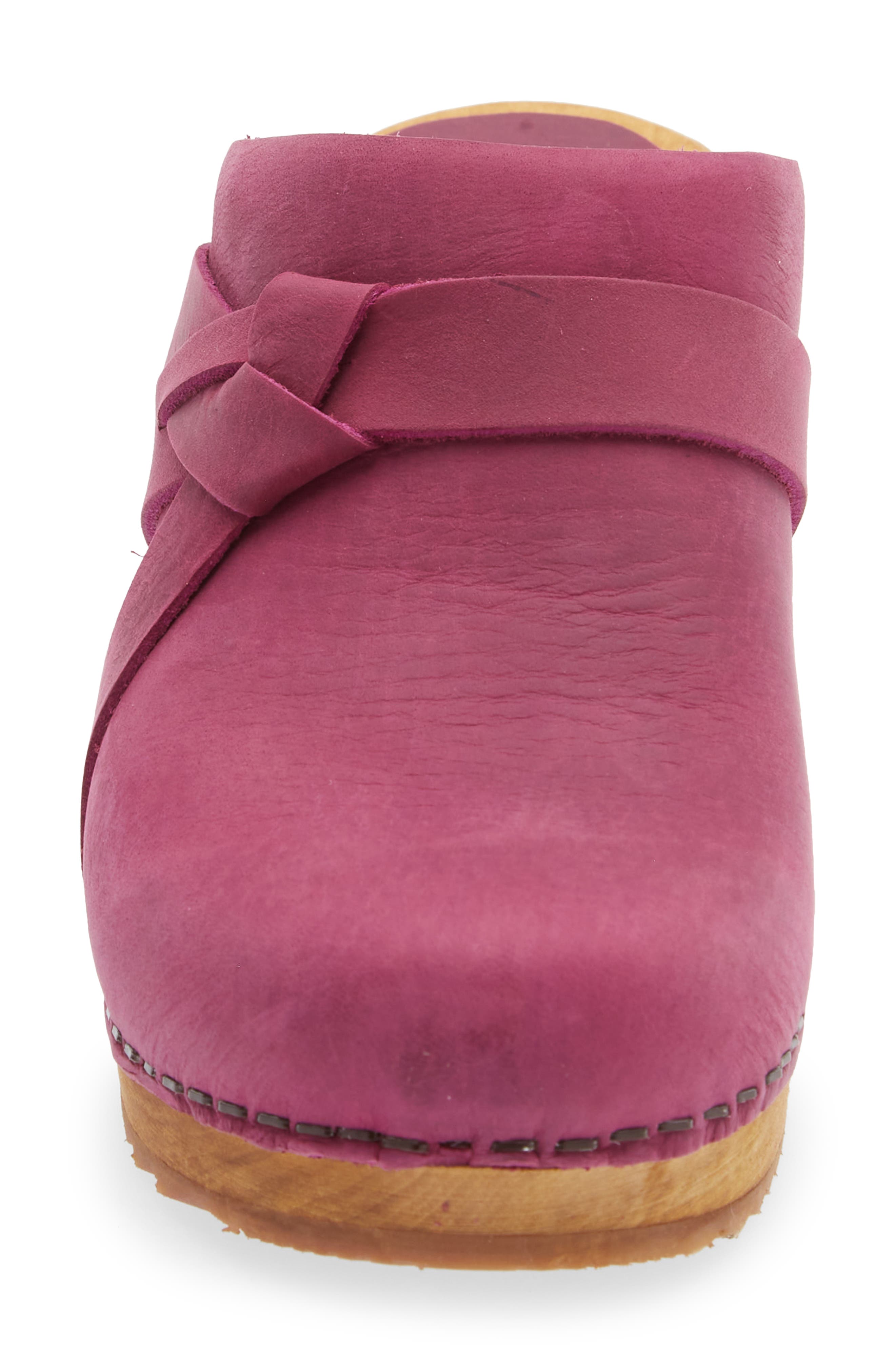 Manuella Leather Clog, Alternate, color, 013 PINK