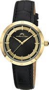 PORSAMO BLEU Monroe Leather Strap Watch