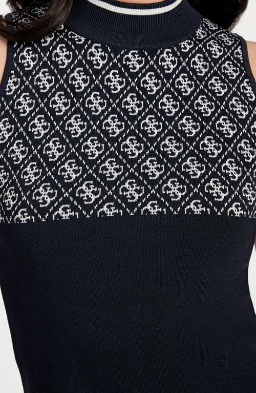 Guess Lise Sweater Vest In Blue