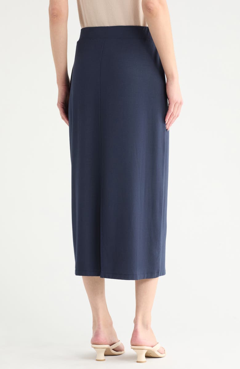 Vince Pull-On Midi Skirt, Alternate, color, Navy