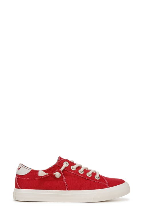 Shop Blowfish Malibu Martina Slip-on Platform Sneaker In Pompeiian Red Canvas