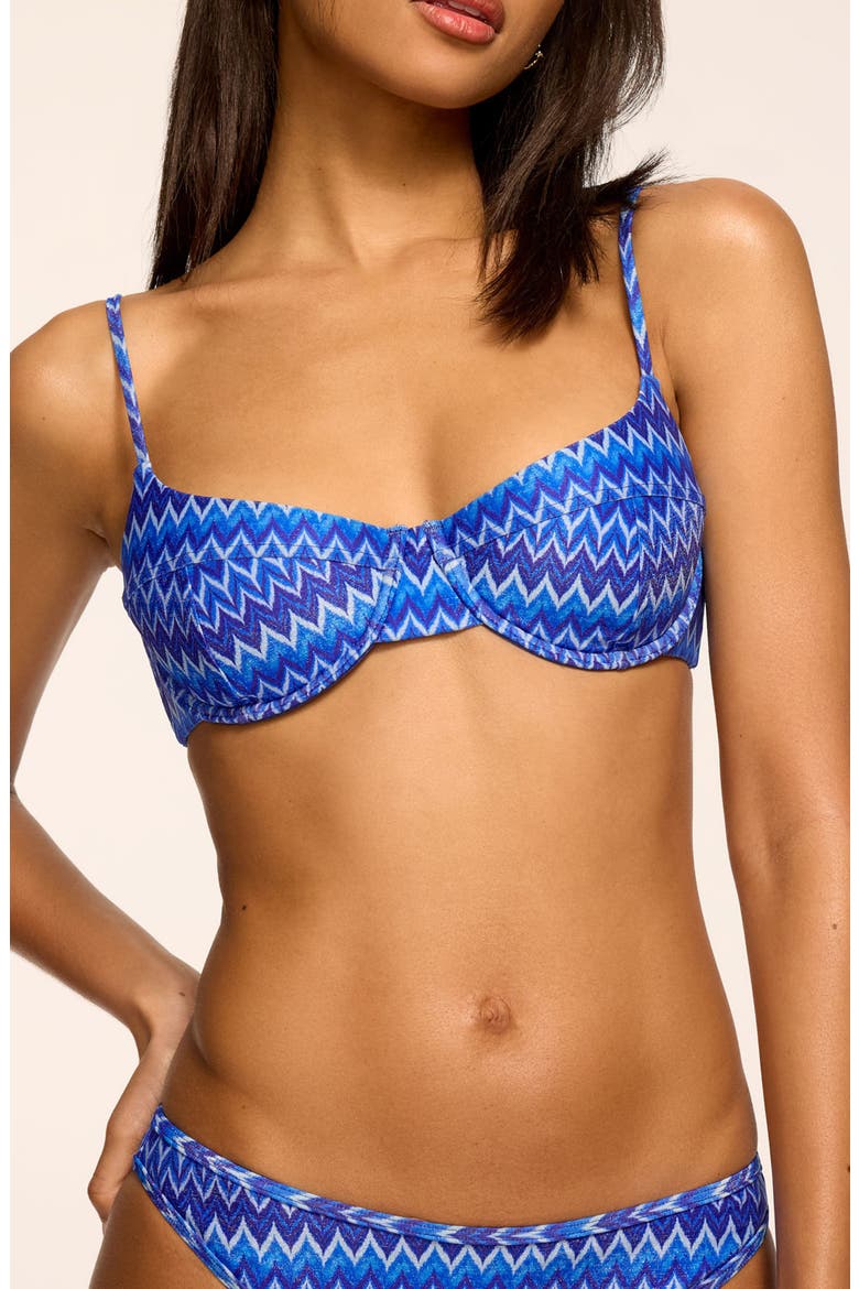 Wave Mona Underwire Bikini Top, Main, color, OCEAN WAVE