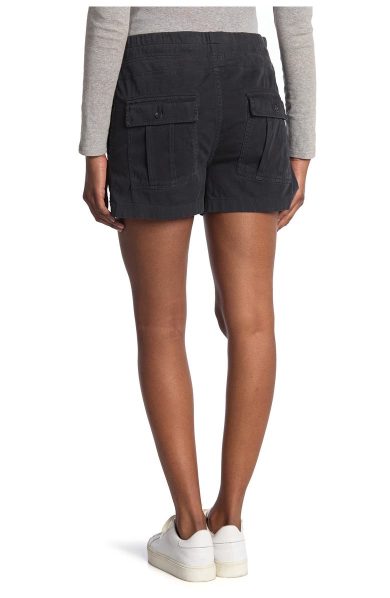 James Perse Drawstring Patch Pocket Shorts, Alternate, color,