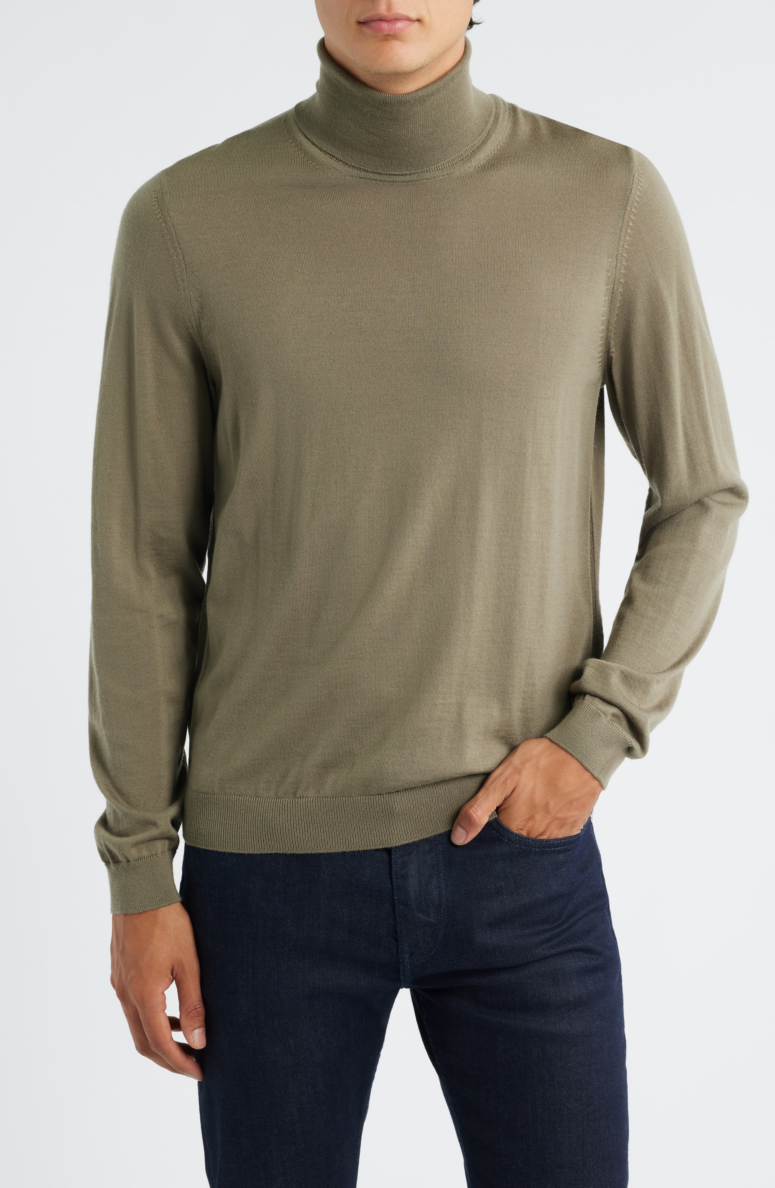 Musso Virgin Wool Turtleneck Sweater - image 3