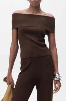 Sesete Off the Shoulder Knit Top