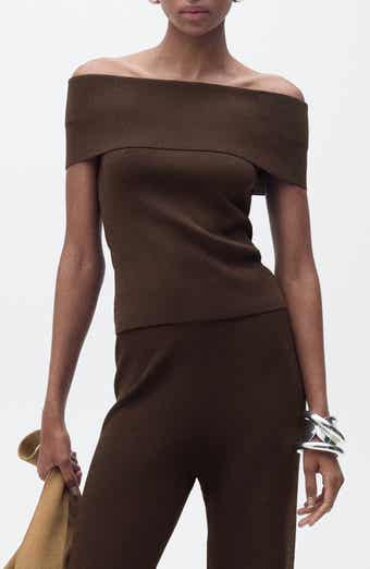 Sesete Off the Shoulder Knit Top