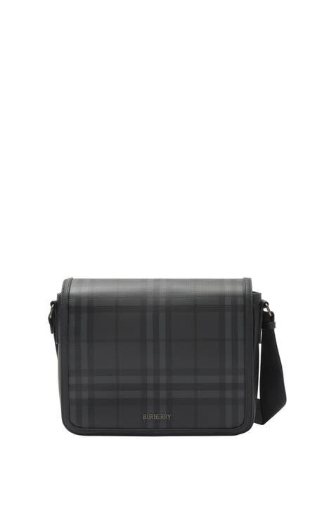 City Check Messenger Bag
