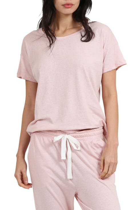 Jade Short Sleeve Organic Cotton Pajama Top
