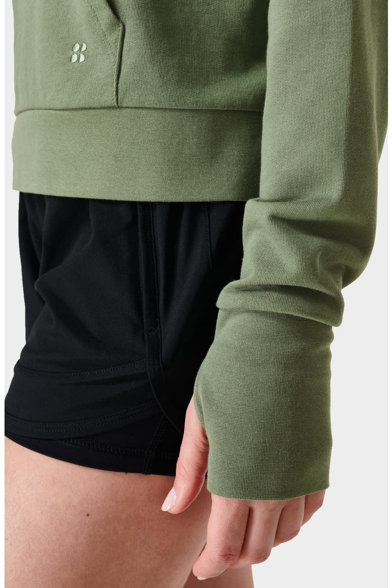 Women's After Class Relaxed Hoodie, Alternate, color, HEATH GREEN