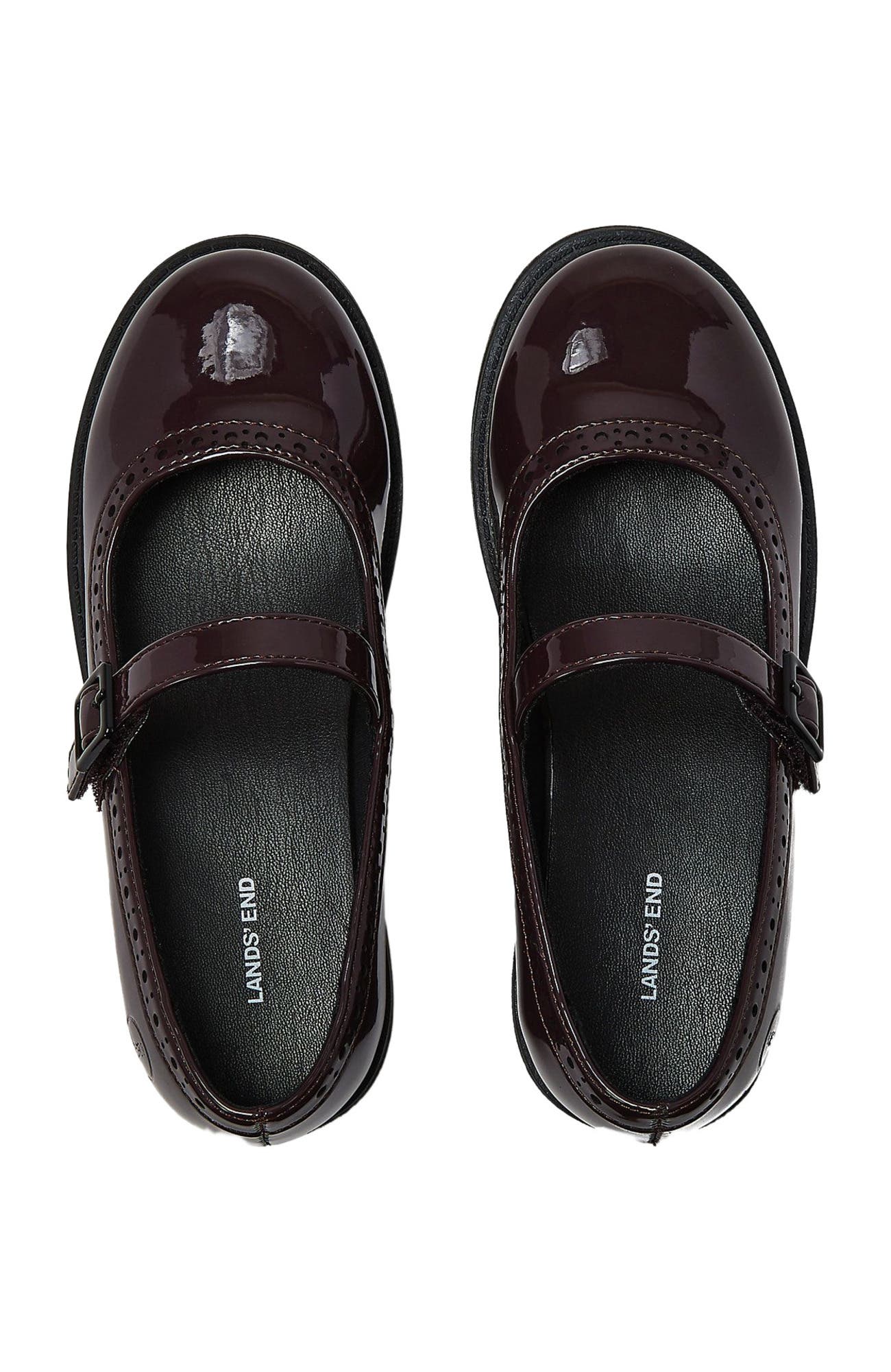 Girls Easy On Classic Mary Jane, Alternate, color, Midnight Plum Patent