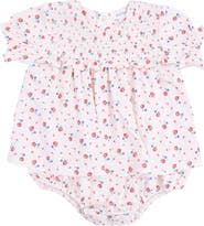 Angel Dear Joli Rosette Print Skirted Bodysuit