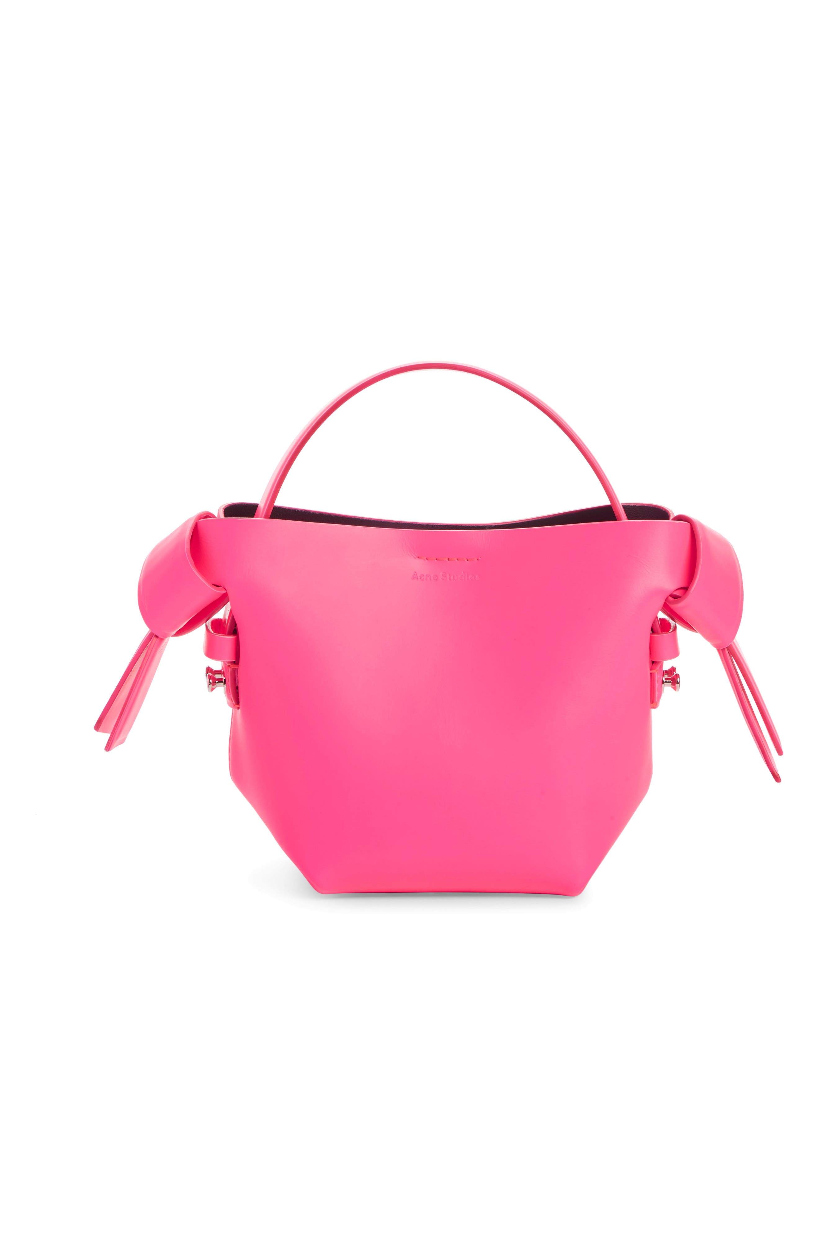 Acne Studios Micro Musubi Fluorescent Bag, Alternate, color, 