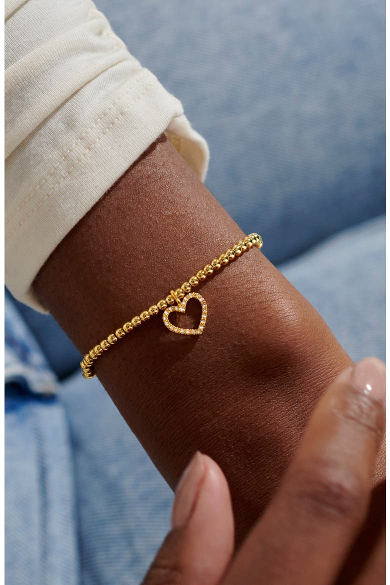 A Little 'Happy 16th Birthday' Bracelet in Gold-Tone Plating, Alternate, color, Metallic Gold
