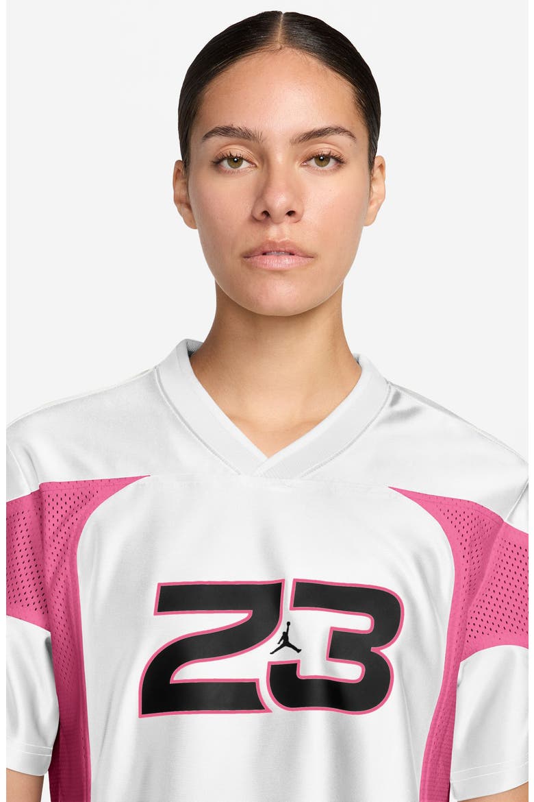 Crop Jersey Top, Alternate, color, 100 WHITE/BLACK