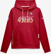 Nike Women's Nike Scarlet San Francisco 49ers Sideline Standard Issue Dri-FIT Hoodie