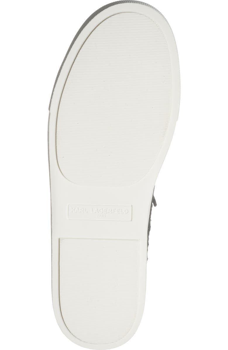 KARL LAGERFELD PARIS Cate Pins Lace-Up Sneaker, Alternate, color, Black/ White