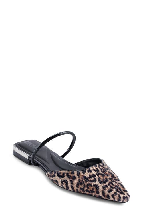 Dkny Cabbi Mary Jane Mule In Natural/bl