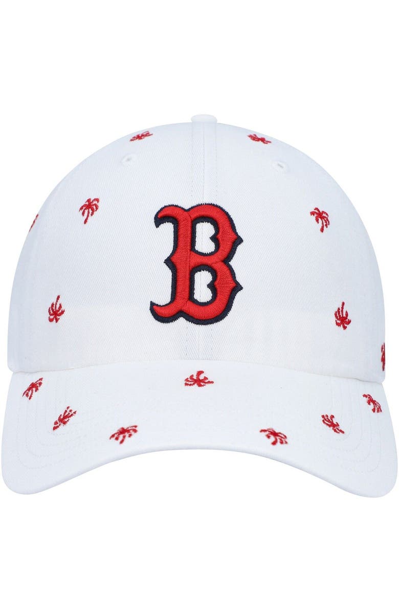 '47 Women's '47  White Boston Red Sox Spring Training Confetti Clean Up Adjustable Hat, Alternate, color, 