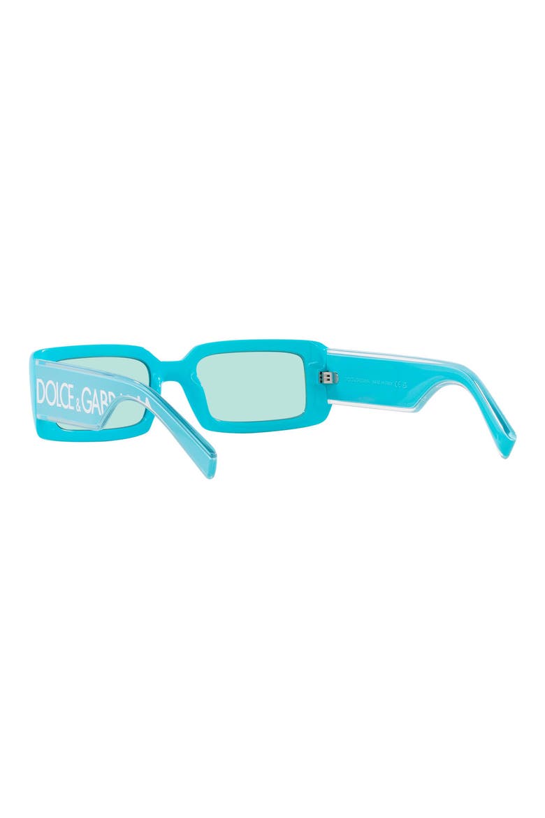 53mm Rectangular Sunglasses, Alternate, color, AZURE