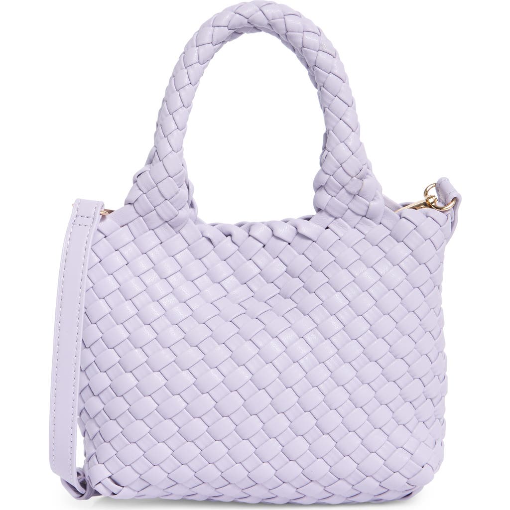 Urban Expressions Handbags Diamond Weave Satchel In Lilac