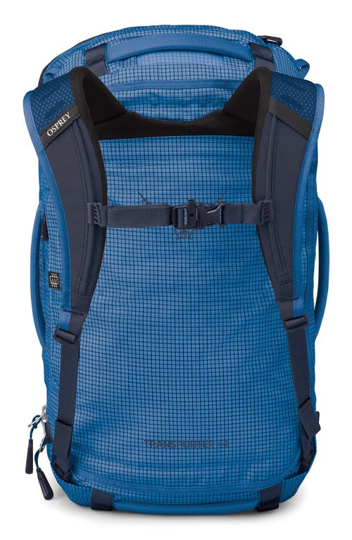Osprey Transporter 44-liter Squffel Duffle Luggage In Blue Flame/nocturnal Blue