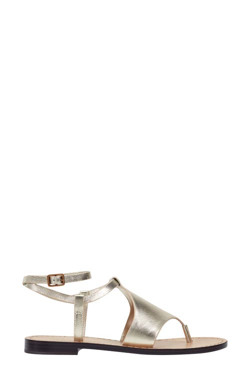 Marc Fisher Ltd Lille Ankle Strap Sandal In Metallic