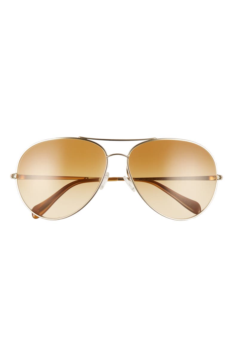 Oliver Peoples Sayer 63mm Oversize Gradient Aviator Sunglasses, Main, color, 