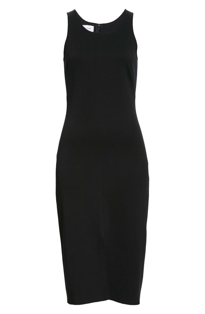 St. John Collection Front Slit Milano Knit dress, Alternate, color, 