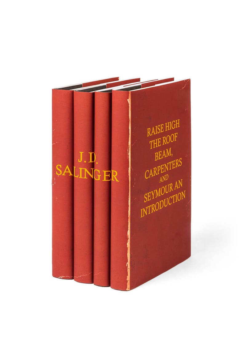J.D. Salinger Book Set, Alternate, color, Red
