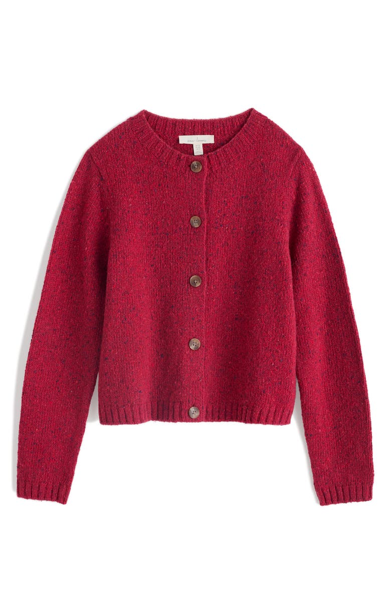 Seasalt Cornwall Dawson Pick Merino Wool Blend Cardigan, Main, color, Dahlia
