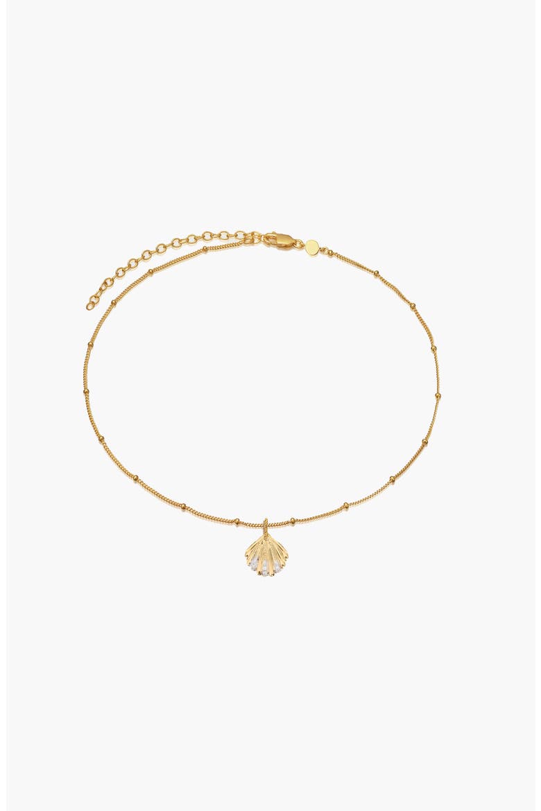 Quero Crystal Pendant Necklace In Gold, Alternate, color, Gold
