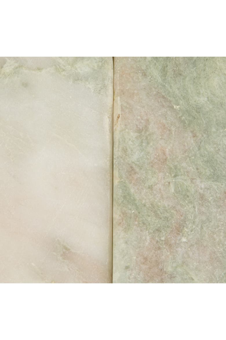 Half Arch Marble Bookends, Green, Alternate, color, Green