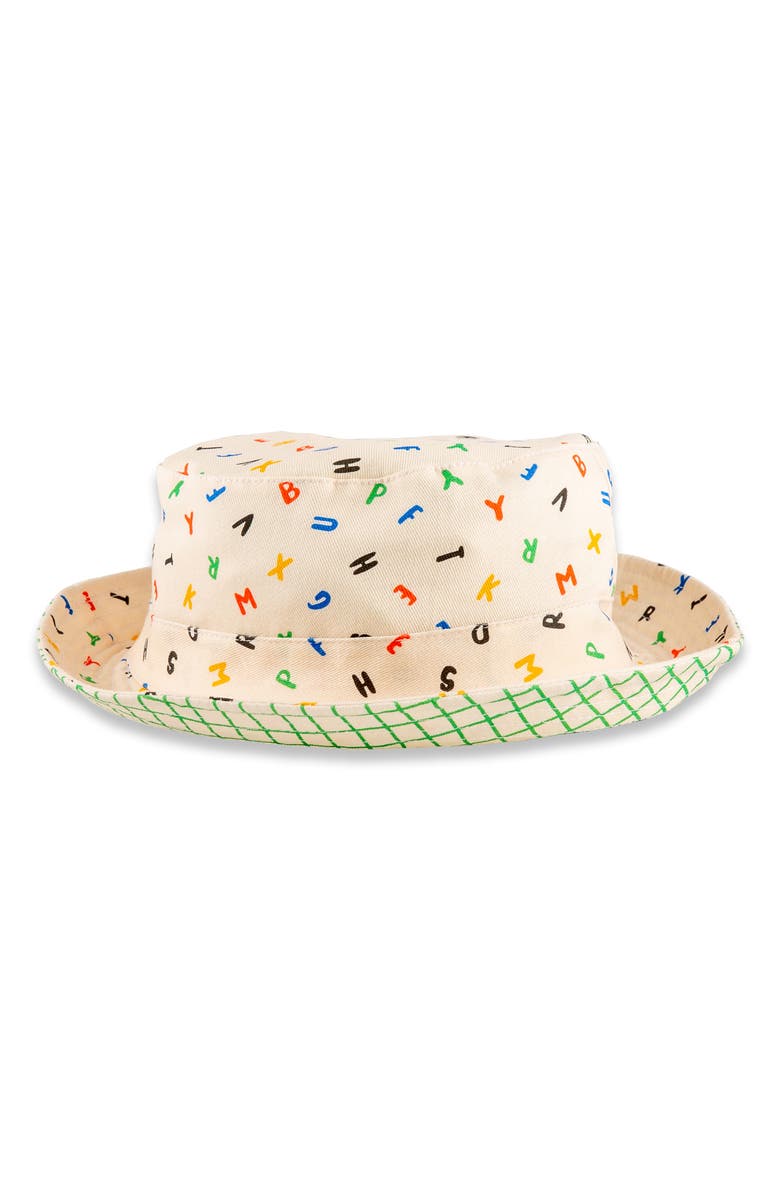 Miki Miette Reversible Cotton Bucket Hat, Alternate, color, 