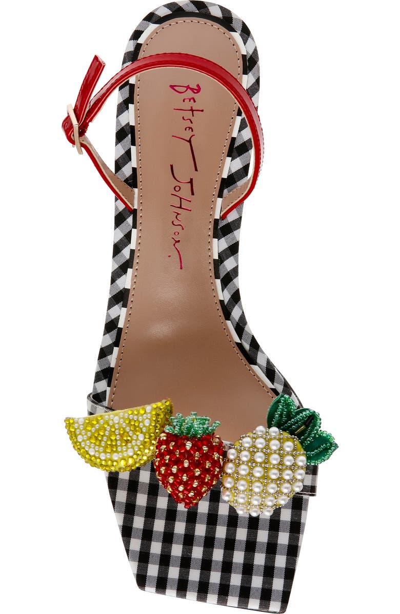 Betsey Johnson Colson Kitten Heel Sandal, Alternate, color,