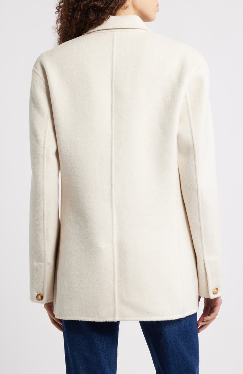 rag & bone Zoe Wool Blazer, Alternate, color, Ivory