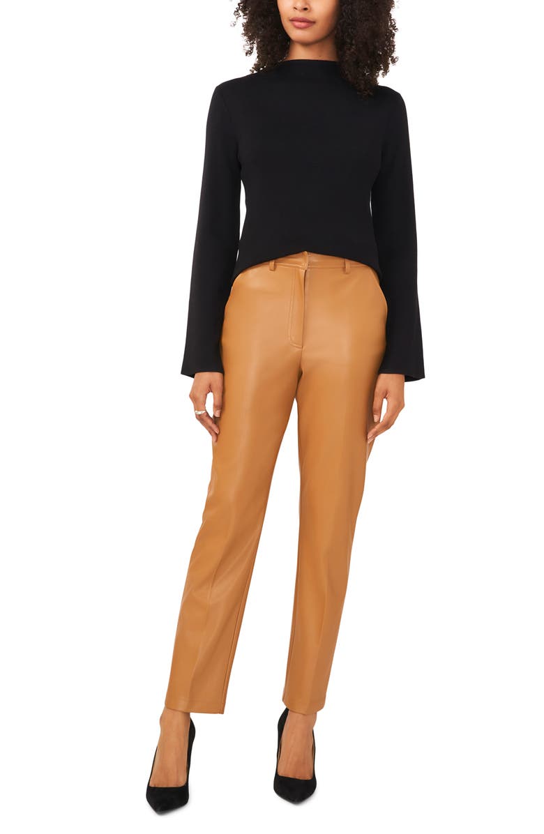 Halogen<sup>®</sup> Funnel Neck Cotton Blend Sweater, Alternate, color,