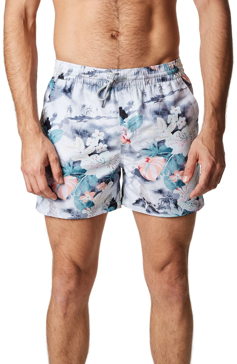 7 Diamonds Island Dreams Swim Trunks, Main, color, 
